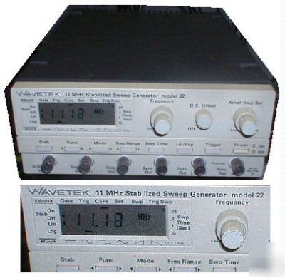 Wavetek 22 sweep / function generator 100UHZ-11MHZ