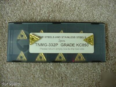 10PC tnmg 332P KC850 kennametal turning insert
