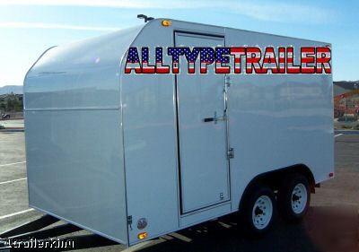 2008 enclosed cargo utility catering concession trailer