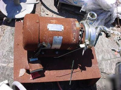 Centrifugal pump 75 gpm - tri-clover div/alfa laval