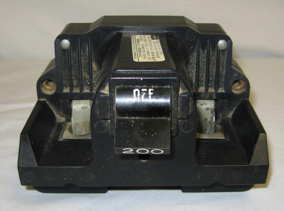 Circuit breaker type 2B 2 pole unit 120/240 v.a.c.