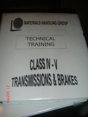 Hyster forktruck technical training repair manual