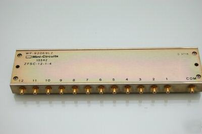 Mini-circuits power splitter / combiner zfsc-12-1-4 