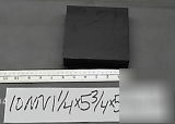 Nylon unfilled black sheet 1.25X5.75 x 5.75