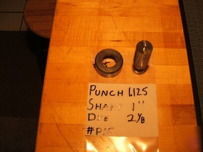 Punches + dies di acro diacro/ weidemann /roper whitney