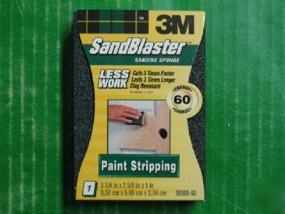 Sanding sponges 60 grit sandblaster 25 pcs set 3M