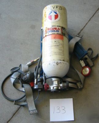 Survivar sigma firefighter scba 2216 30 min pack bottle