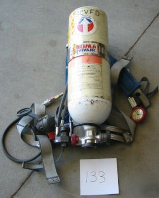 Survivar sigma firefighter scba 2216 30 min pack bottle