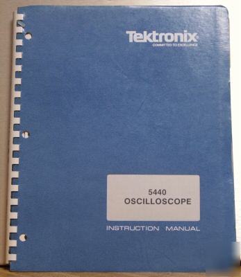 Tek tektronix 5440 original service/operating manual