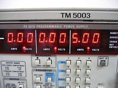 Tektronix PS5010 power supply module, tripple output