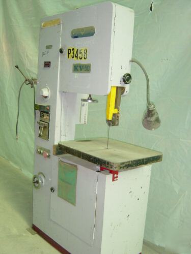 Vertical band saw max cut height 6