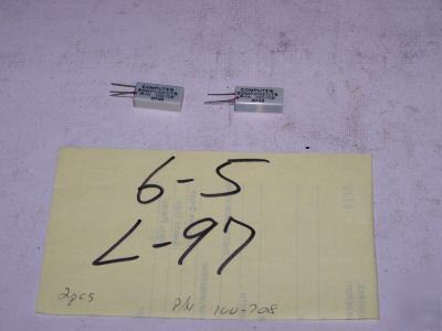2 computer components 8748 resistor p/n: 100-708