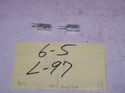 2 computer components 8748 resistor p/n: 100-708