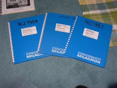 Cincinnati milacron T3 robot manuals