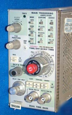 Tektronix 7B53AN dual time base plug-in 11