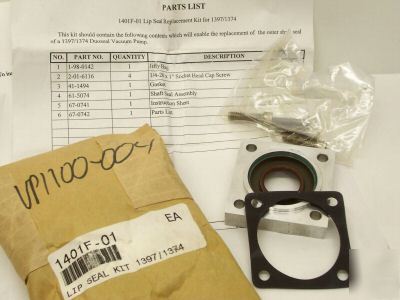 New welch vacuum pump lip seal kit 1401F-01, , orig pkg