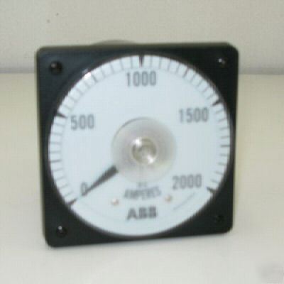 Abb 0-2000 amps ac ammeter
