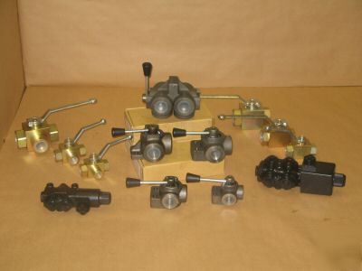 Any hydraulic divertor valve manual, ball, solenoid