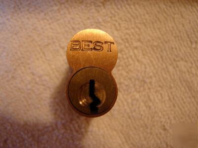 Best lock combinated core & keys d keyway, 7 pin / 612