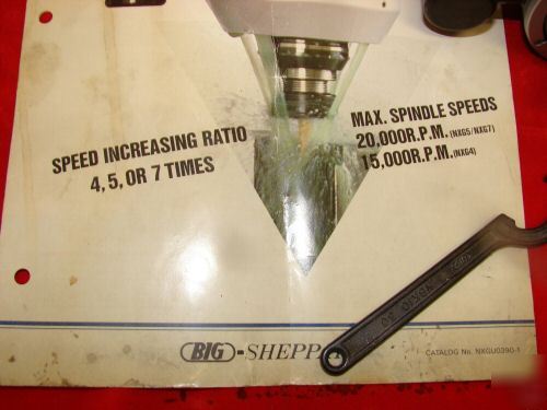 Big kaiser cnc high spindle speed increaser mill tool
