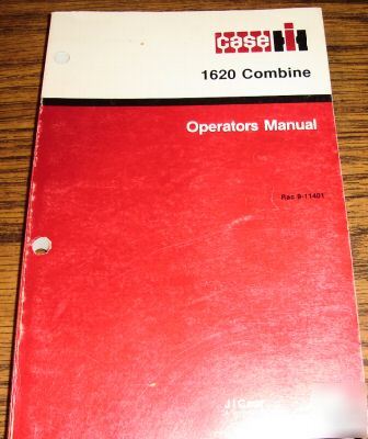 Case ih 1620 combine operator's manual book