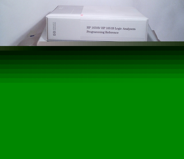 Hp/agilent 1650B 80CH logic analyzer w/ manuals, clips+