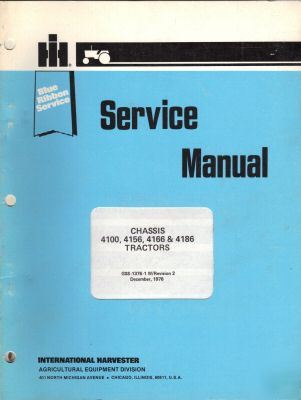 International 4100,4156,4166,4186 service manual