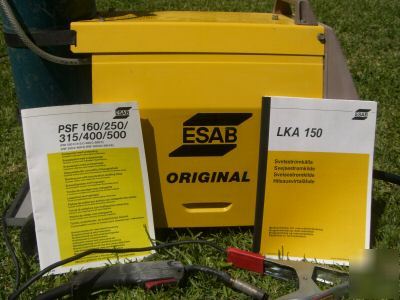 Mig welder esab - semi automatic gas/electric feed 