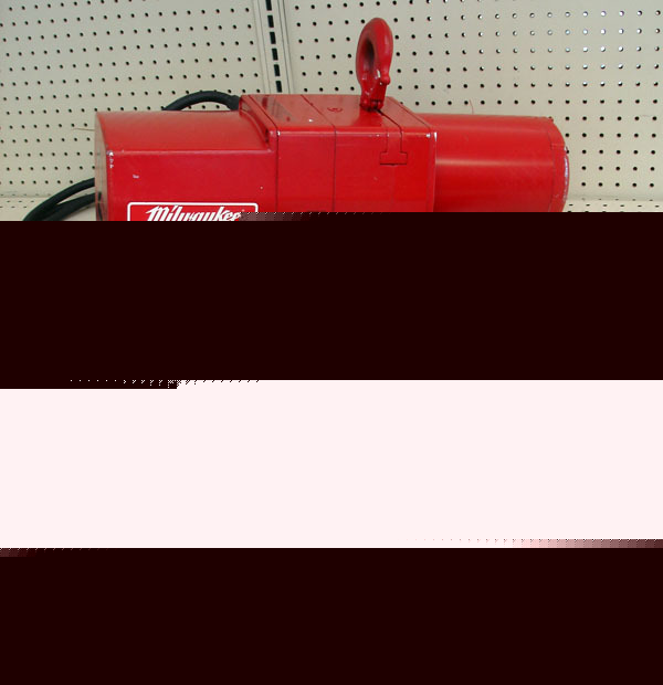 New milwaukee chain hoist 2 ton 115VAC 20FT model# 9573 