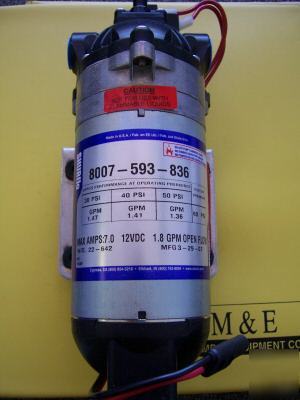 New shurflo diaphragm pump 8007-593-836 