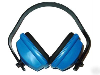 Safety ear protectors hearing earphones muffs blue