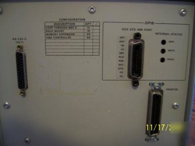 Tektronix 11801 digital sampling oscilloscope mainframe