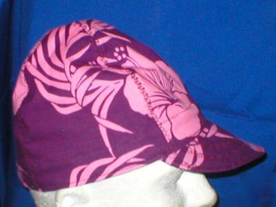 Welding biker hat hats cap caps hawaii wine