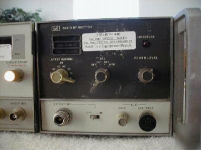 @ hp - agilent 8621B rf section plug in w/options @