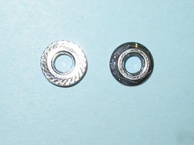 1,000 serrated metric flange nuts - size: M6-1.0
