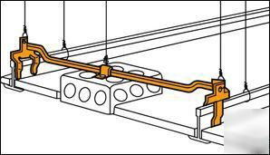 512 erico cable support electrical box hanger 3 pack