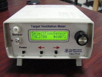 Bio systems target ventilation meter tac-7715 gasometer