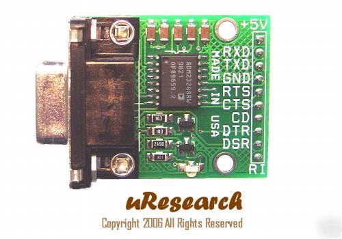 Breadboard RS232 serial uart to ttl converter adapter