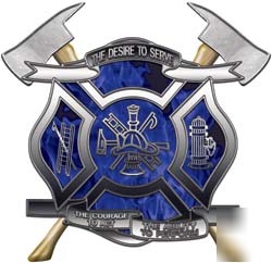 Firefighter decal reflective 6