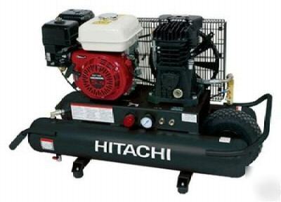 Hitachi EC2510E 100PSI.,8 gallon 5.5HP honda GS160 comp