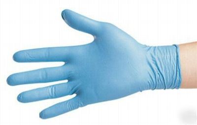 Medium 5 mil powder free nitrile disposable gloves