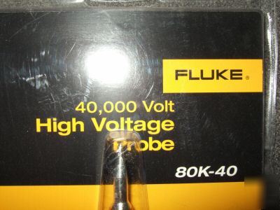 New fluke 80K-40 high voltage probe - 
