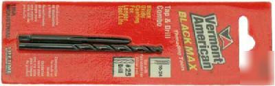 Vermont american black max 10-24 tap & #25 drill bit