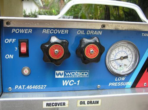 The flash watsco refrigerant recovery system model WC1
