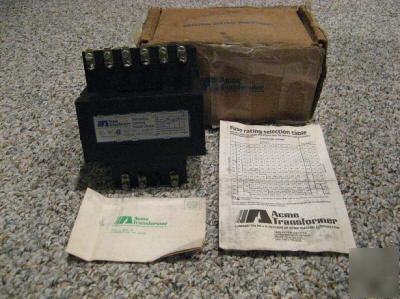 Acme transformer 500 va 208/240/277/380/480V to 24V 1 p