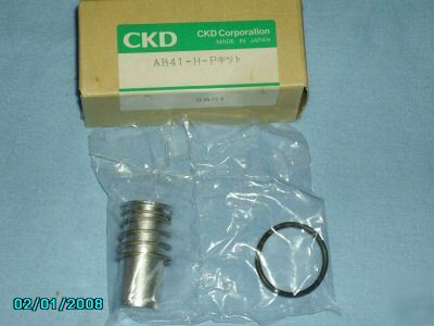 New * * ckd solenoid valve rebuild kit AB41-h-p bnib