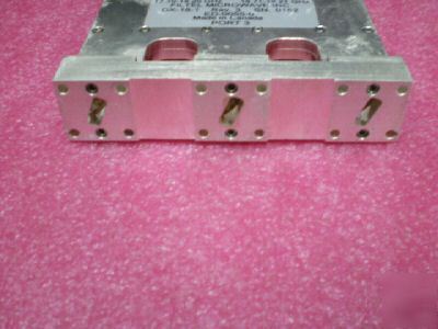 WR42 duplexer diplexer low 18.15-18.69 high 19.16-19.69