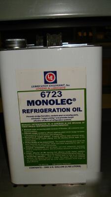 Lubrication engineers 6723 monolec refrigeration oil