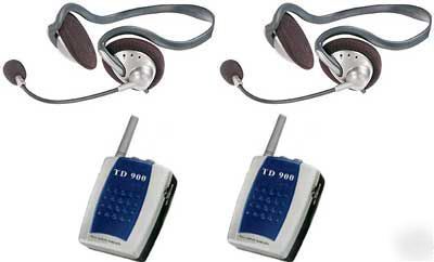 New eartec TD902 -mon headset intercom system 