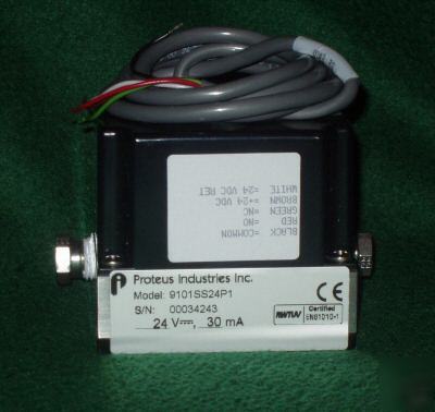 New proteus 100 series flow switch, 101SS24, 24VDC,30MA